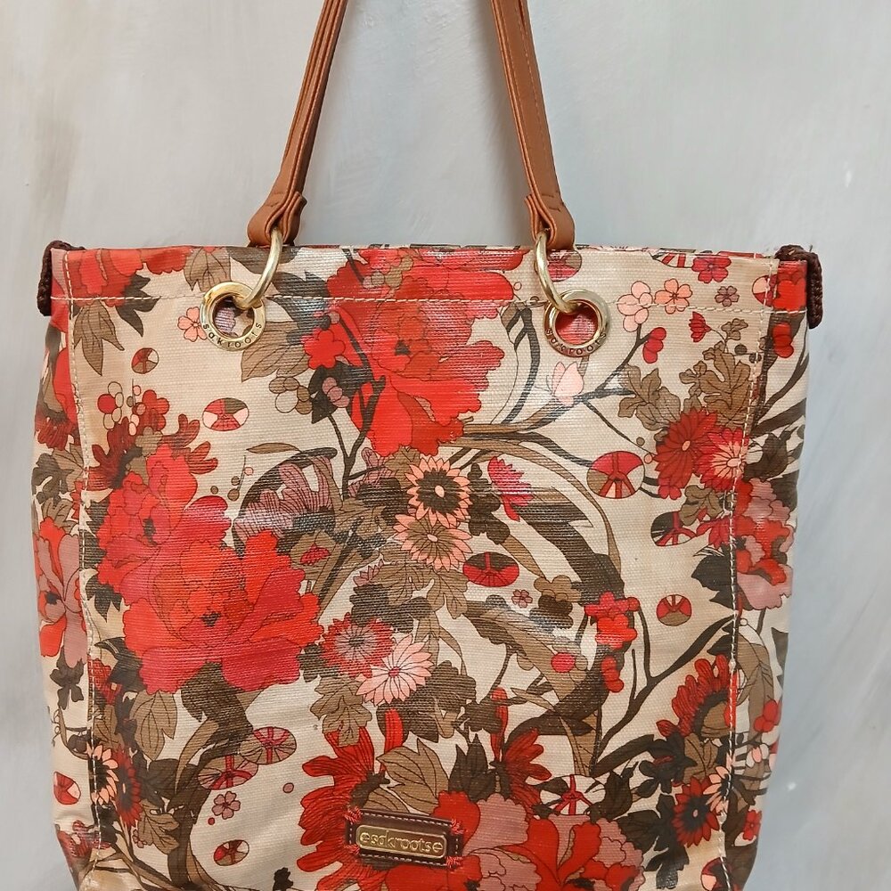 Floral Canvas Tote Bag - Picture 13 of 13